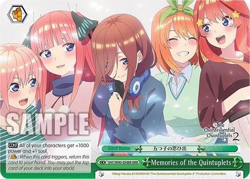 Memories of the Quintuplets (RRR)