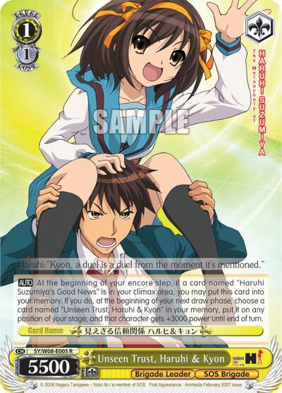 Unseen Trust, Haruhi & Kyon