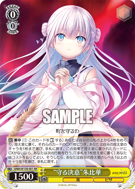 “守る決意”朱比華