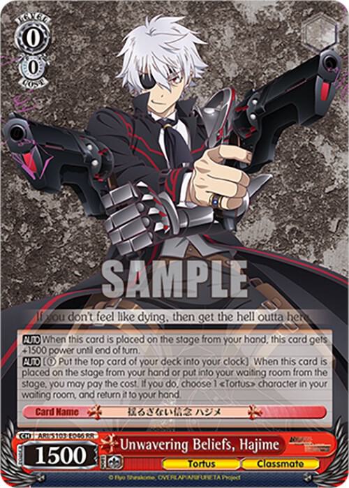 Unwavering Beliefs, Hajime