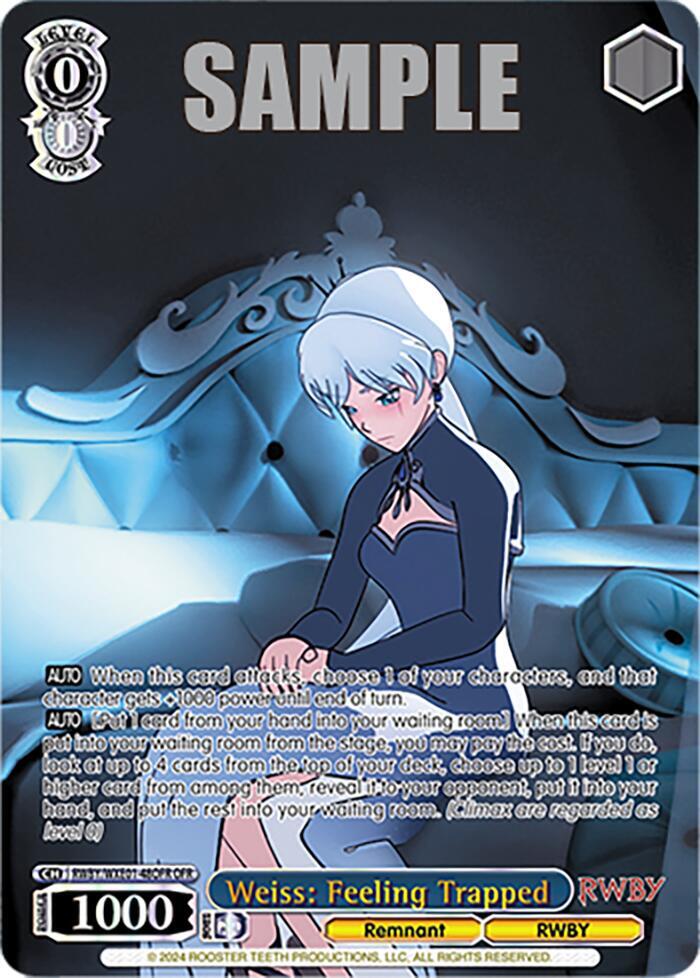 Weiss: Feeling Trapped (OFR)