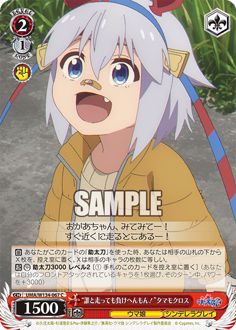 “誰と走っても負けへんもん!”タマモクロス