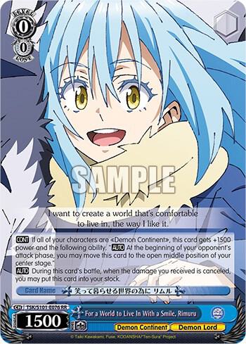 For a World to Live In With a Smile, Rimuru