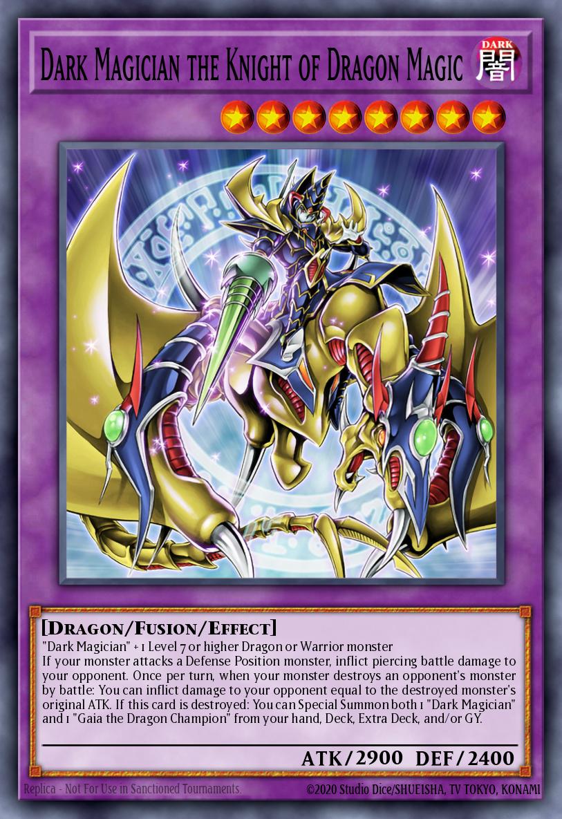 Dark Magician the Knight of Dragon Magic