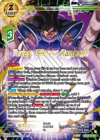 Turles, Fiercer Rampage