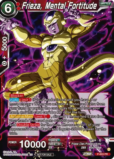 Frieza, Mental Fortitude