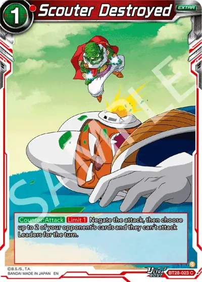 Scouter Destroyed