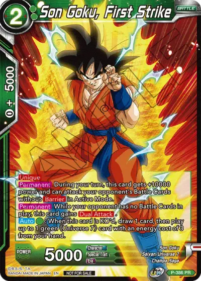 Son Goku, First Strike