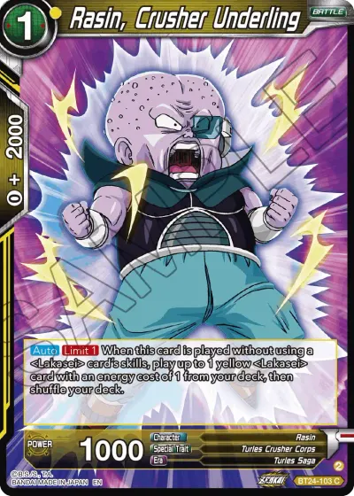 Rasin, Crusher Underling