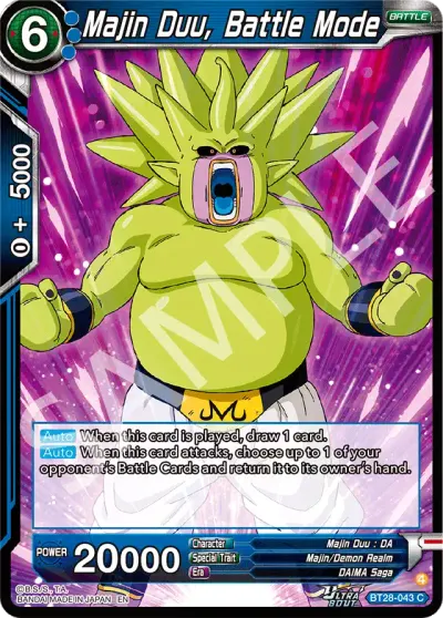Majin Duu, Battle Mode
