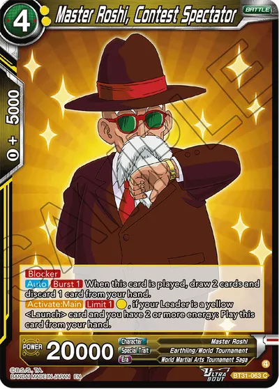 Master Roshi, Contest Spectator