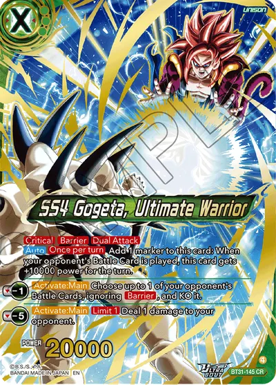 SS4 Gogeta, Ultimate Warrior