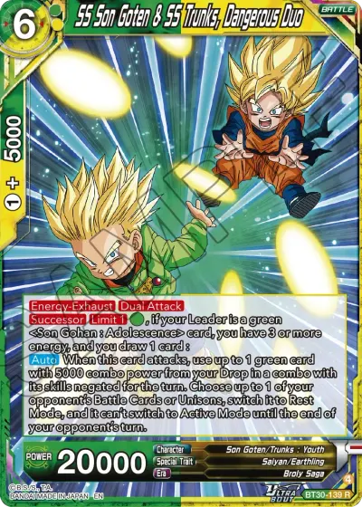 SS Son Goten & SS Trunks, Dangerous Duo