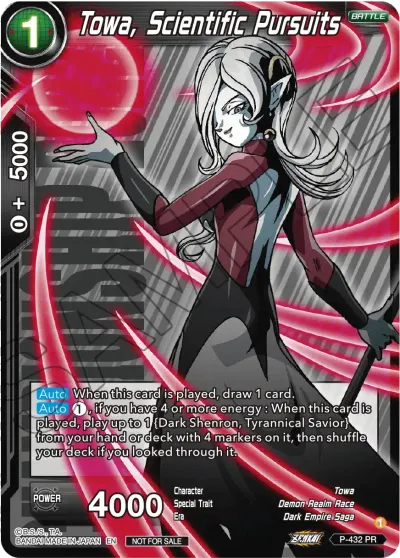 Towa, Scientific Pursuits