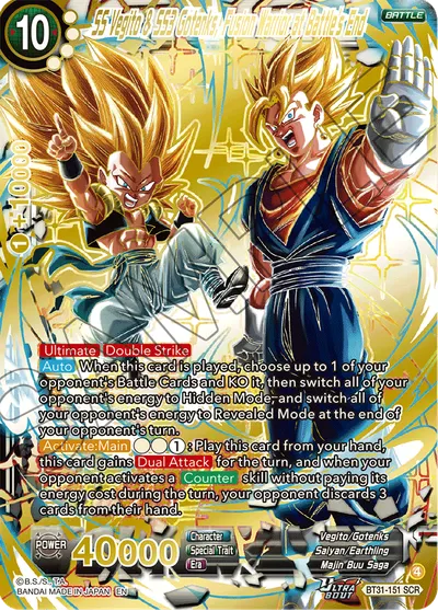 SS Vegito & SS3 Gotenks, Fusion Warrior at Battle's End