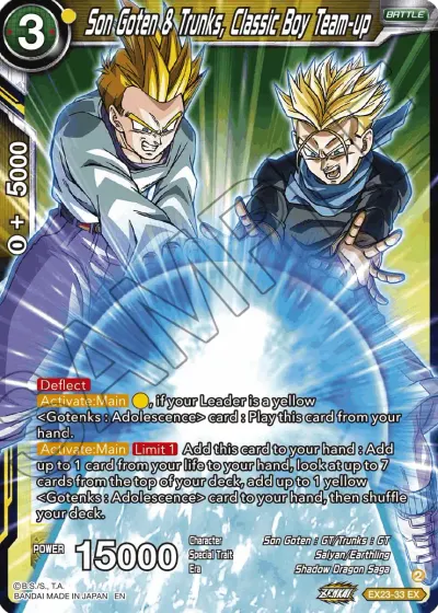 Son Goten & Trunks, Classic Boy Team-up
