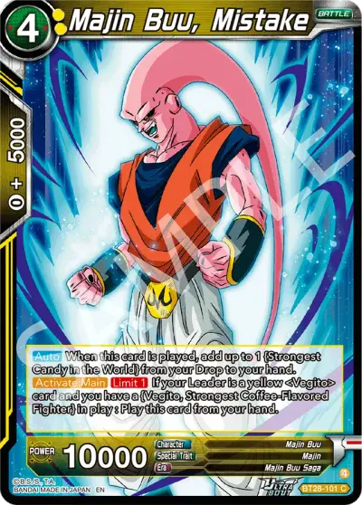 Majin Buu, Mistake