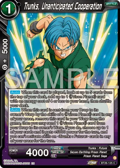 Trunks, Unanticipated Cooperation