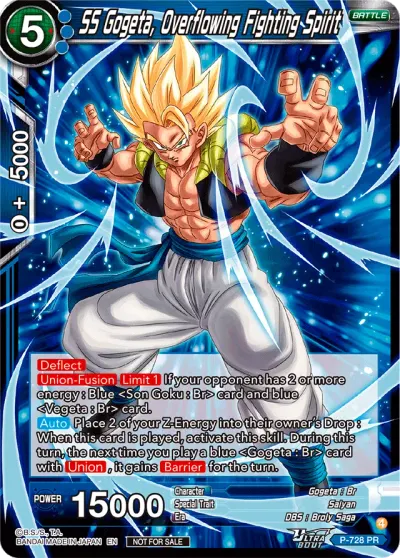 SS Gogeta, Overflowing Fighting Spirit