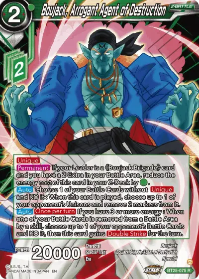 Boujack, Arrogant Agent of Destruction