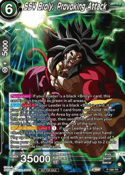 SS4 Broly, Provoking Attack