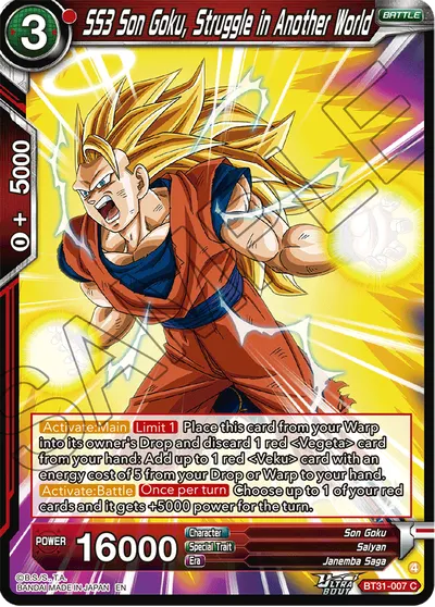 SS3 Son Goku, Struggle in Another World