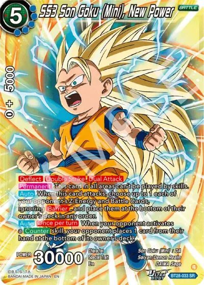 SS3 Son Goku (Mini), New Power