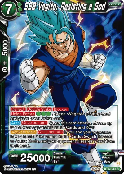 SSB Vegito, Resisting a God