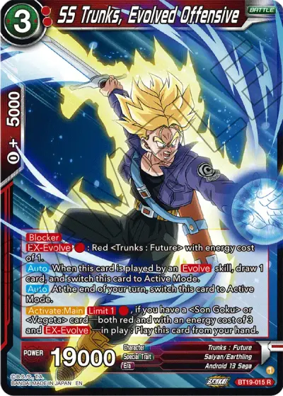 SS Trunks, Evolved Offensive