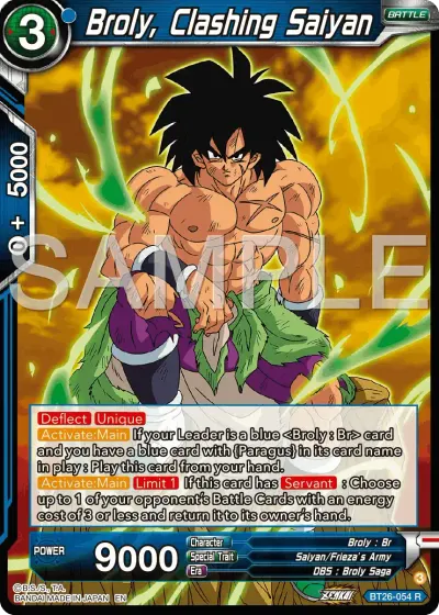 Broly, Clashing Saiyan