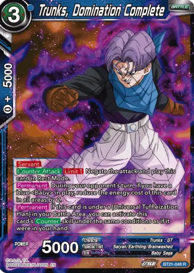 Trunks, Domination Complete