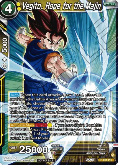 Vegito, Hope for the Majin