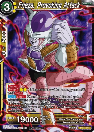 Frieza, Provoking Attack