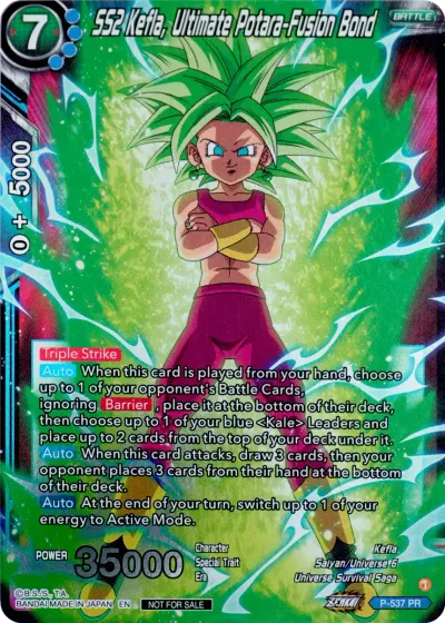SS2 Kefla, Ultimate Potara-Fusion Bond