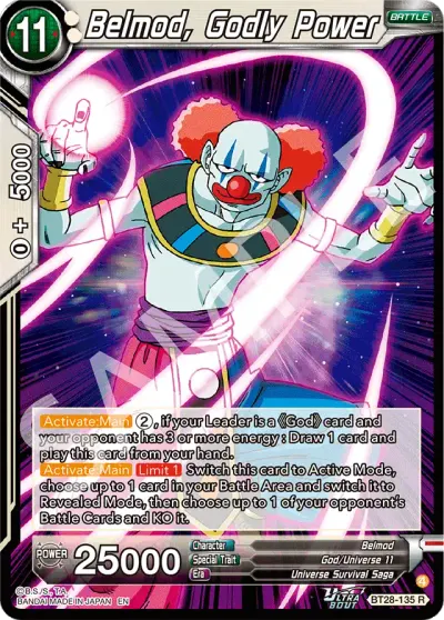 Belmod, Godly Power