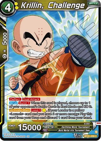 Krillin, Challenge