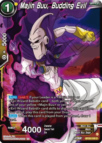 Majin Buu, Budding Evil