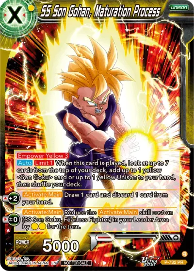 SS Son Gohan, Maturation Process