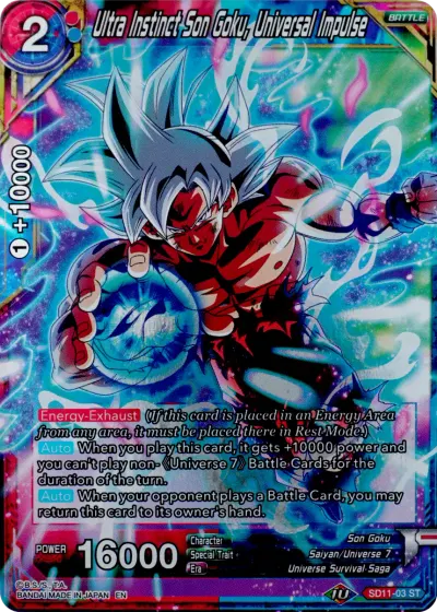 Ultra Instinct Son Goku, Universal Impulse