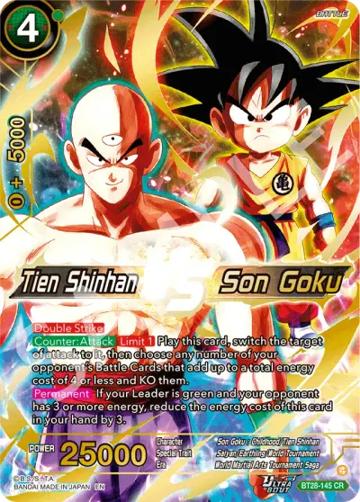 Tien Shinhan VS Son Goku