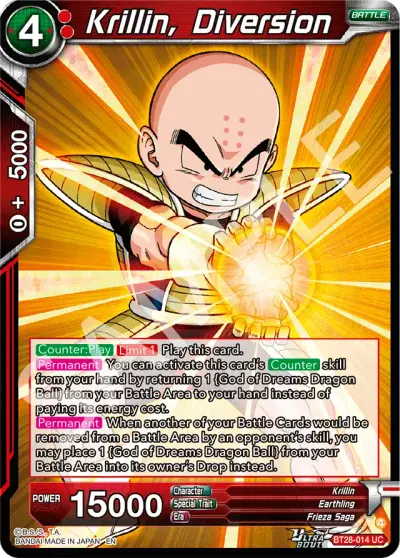 Krillin, Diversion
