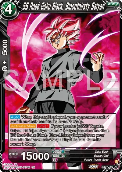 SS Rose Goku Black, Bloodthirsty Saiyan