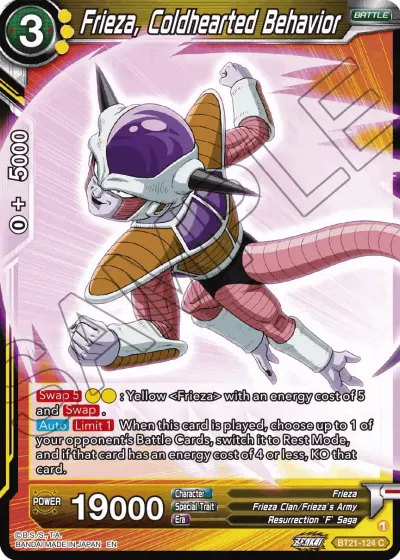 Frieza, Coldhearted Behavior