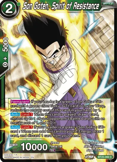 Son Goten, Spirit of Resistance