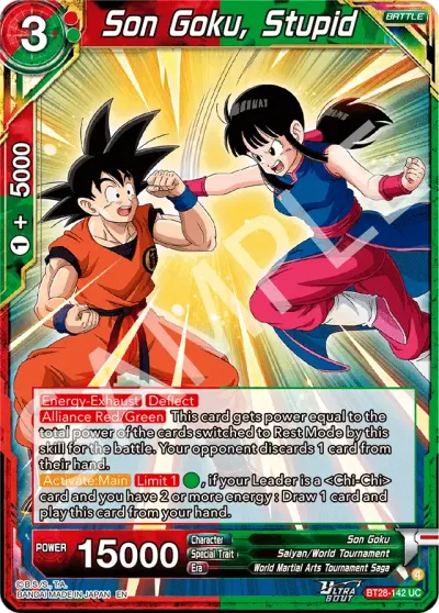 Son Goku, Stupid