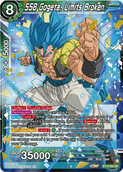 SSB Gogeta, Limits Broken