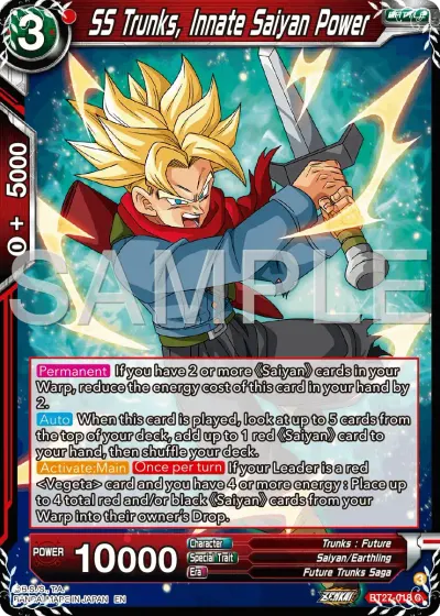 SS Trunks, Innate Saiyan Power