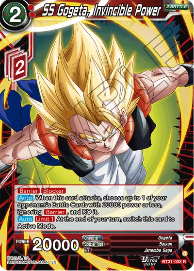 SS Gogeta, Invincible Power