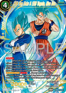 SSB Son Goku & SSB Vegeta, Blue Duo
