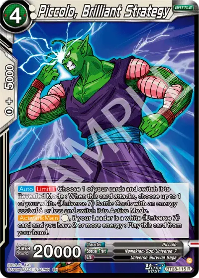 Piccolo, Brilliant Strategy